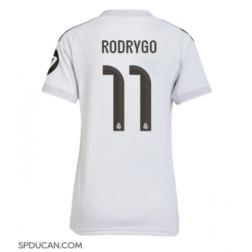 Zenski Nogometni Dres Real Madrid Rodrygo Goes #11 Domaci 2025-26 Kratak Rukav